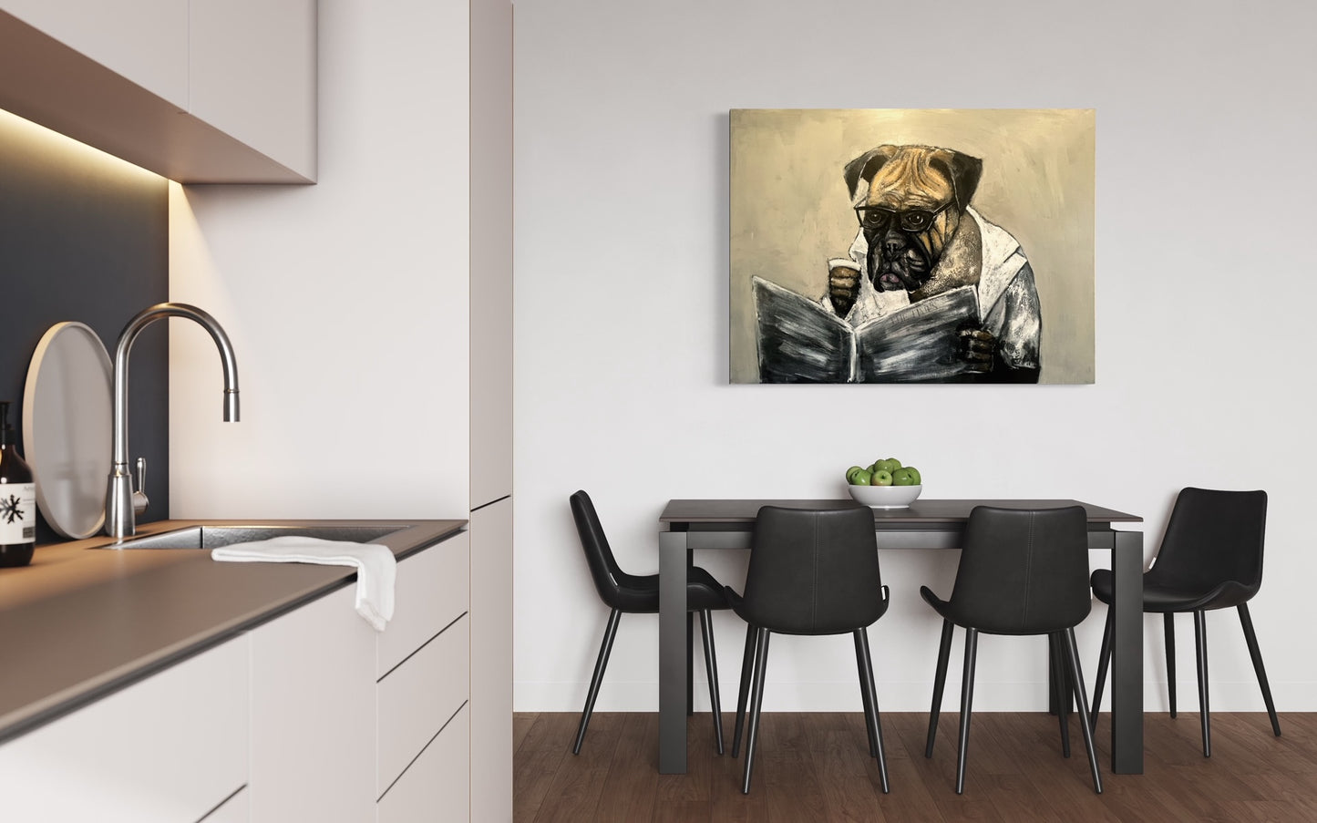 Morning fix Art Print