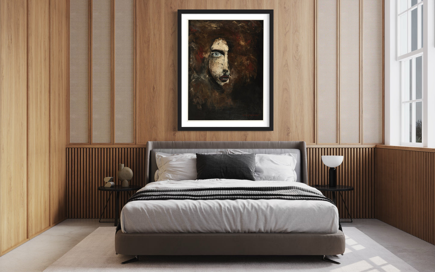 Mystery Lady Art Print