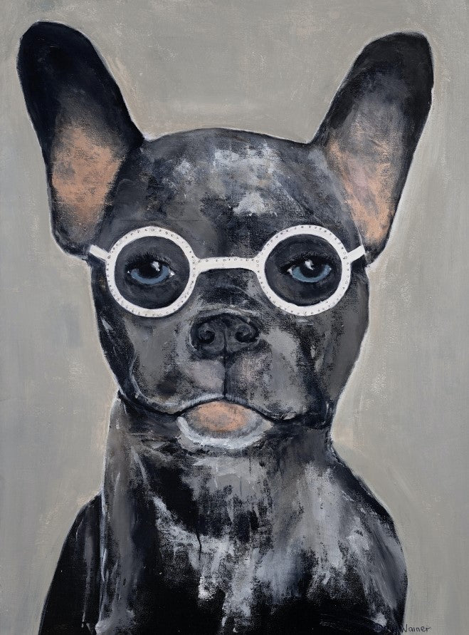 French Bulldog Wearing Glasses