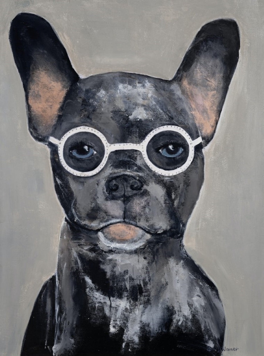 French Bulldog Wearing Glasses