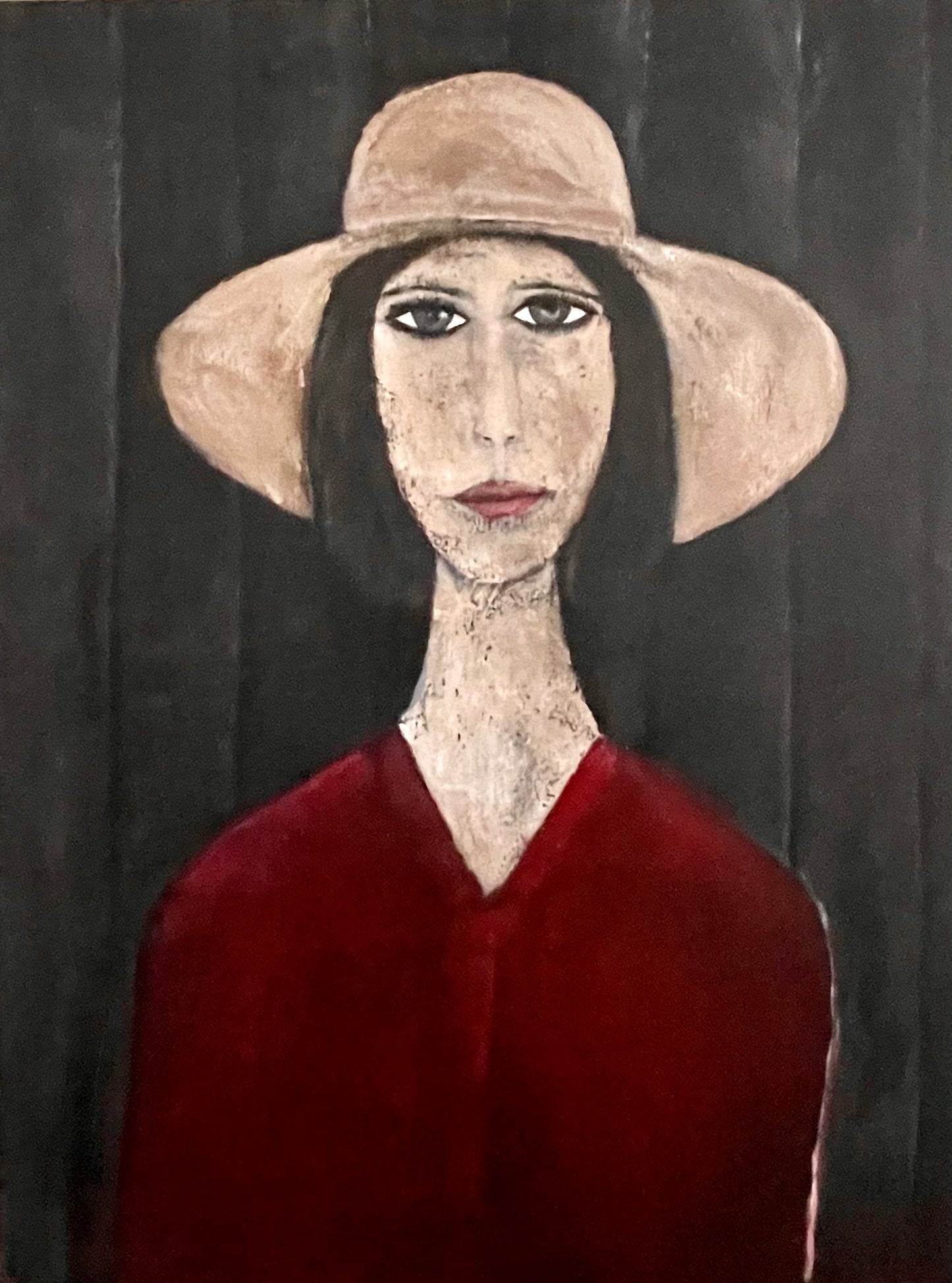 Lady in the Hat - SOLD