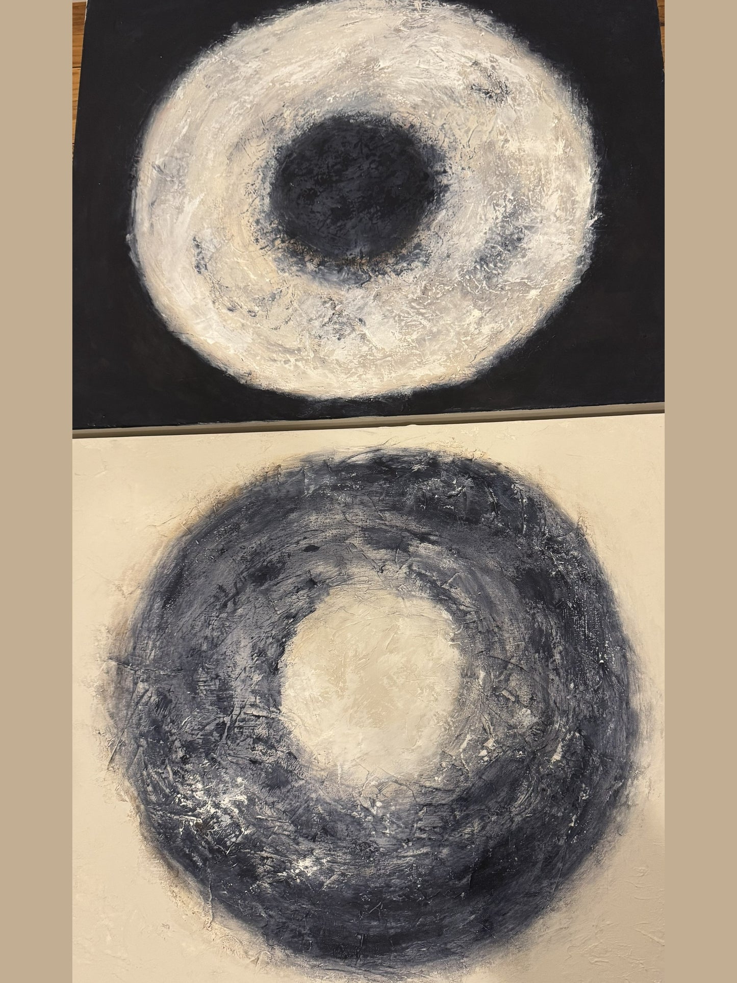 Eclipsed Harmony - set of 2 paintings